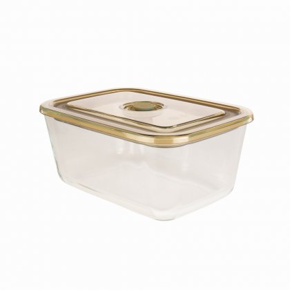 &Again Rectangular Glass Storage Container 1.3lt