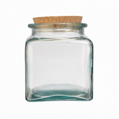 &Again Recycled Glass Storage Jar 1.1lt