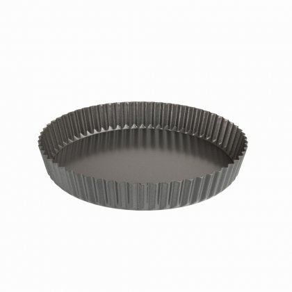 Luxe Kitchen 23cm Loose Base Fluted Quiche Pan