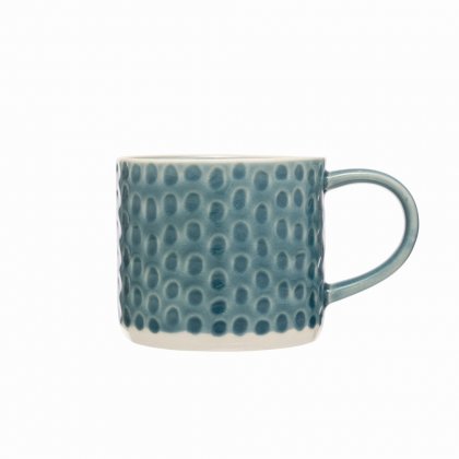 Siip Embossed Circle Mug Green