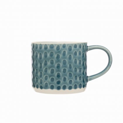 Siip Fundamental Embossed Circle Mug - Green