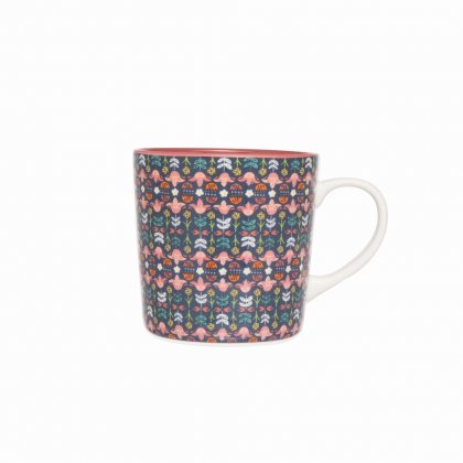 Siip Fundamental Vicky Yorke Designs Folk Floral Mug - Tulip