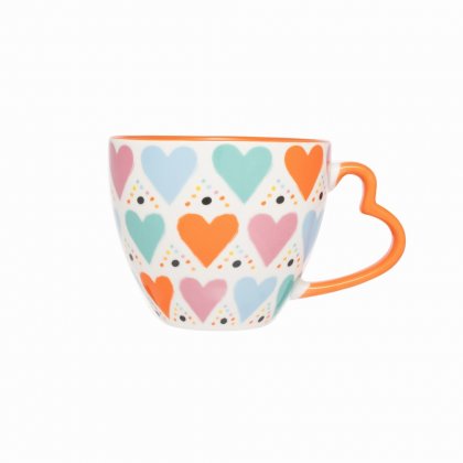 Siip Fundamental Vicky Yorke Designs Mug - Multi Heart