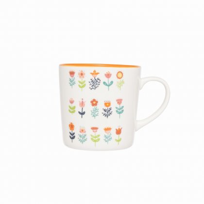 Siip Fundamental Vicky Yorke Designs Folk Floral Mug - Flowers