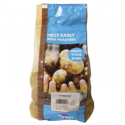 Taylors Foremost First Early Seed Potatoes - 2kg Carry Net