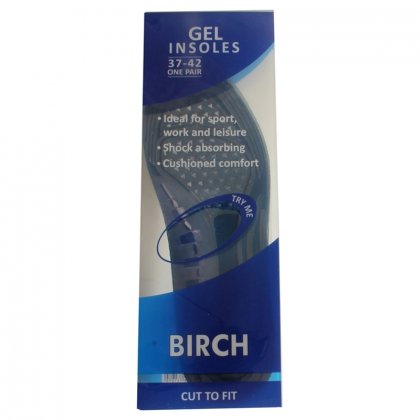 BIRCH Gel Insoles Size 37-42