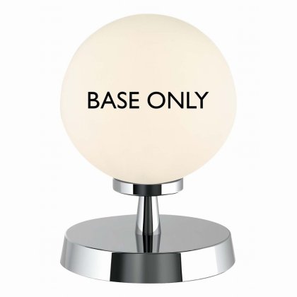 Dar Esben Touch Table Lamp Polished Chrome Base Only