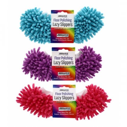 Rysons Chenille Cleaning Slippers - Assorted