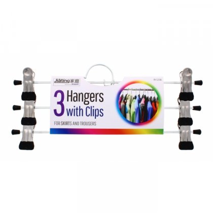 Rysons Metal Trouser Hanger - 3 Pack