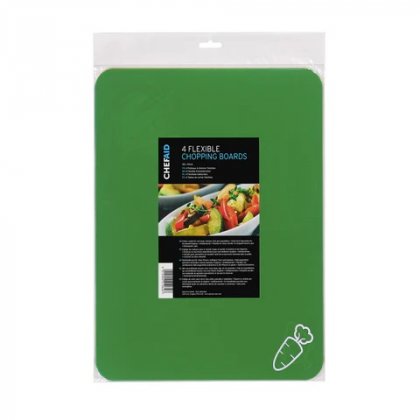 Chef Aid 4 Flexible Colour Coded Chopping Mats