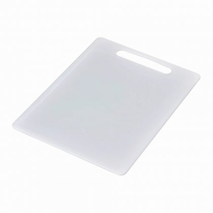 Chef Aid White Poly Chopping Board - 40cm x 30cm x 0.4cm