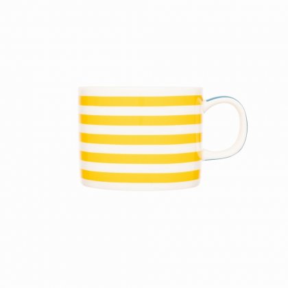 Siip Horizontal Stripe Short Mug Yellow