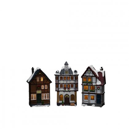 Konstsmide Set of 3 small Houses