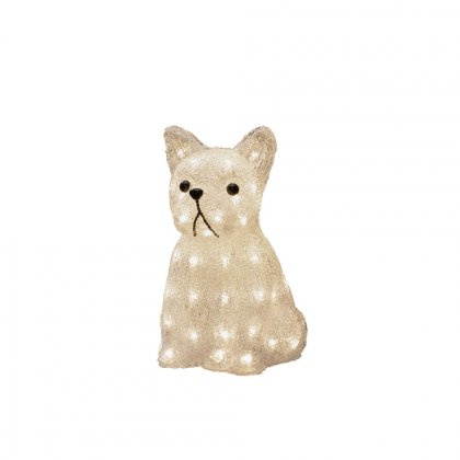 Konstsmide Acrylic LED Sitting Dog 33cm