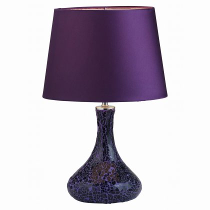 Oaks Lighting Zara Table Lamp Purple