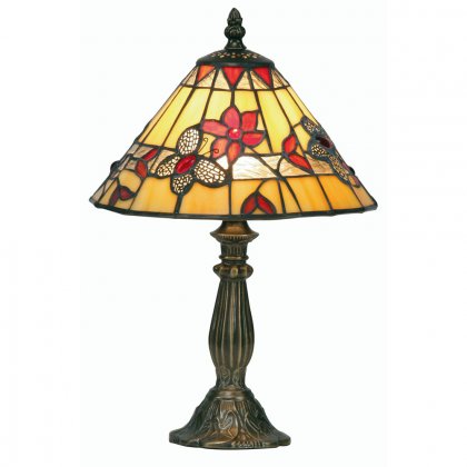 Oaks Lighting Tiffany Style Butterfly Table Lamp