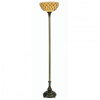 Oaks Lighting Tiffany Style Jewel Floor Lamp