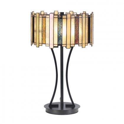 Oaks Lighting Tiffany Style Morton Table Lamp