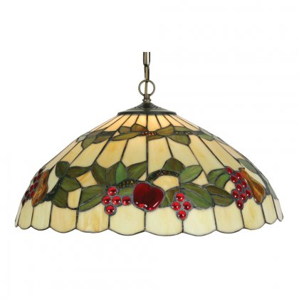 Oaks Lighting Tiffany Style Fruit Ceiling Light