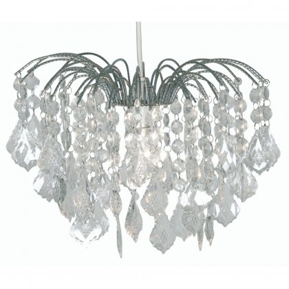 Oaks Lighting Dacia Non-Electric Pendant Large Chrome