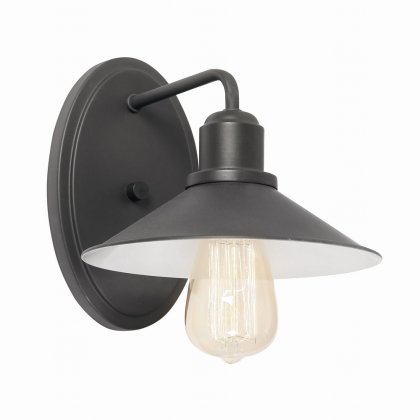 Oaks Lighting Dalvik Wall Light Black