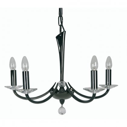 Oaks Lighting Bahia 5 Light Chandelier Titanium