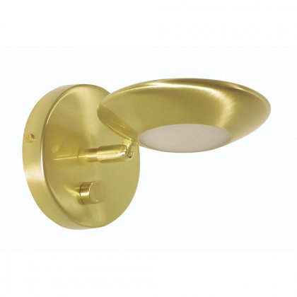 Oaks Lighting Trento Wall Light Satin Brass