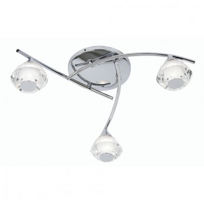 Oaks Lighting Meissa 3 Light Ceiling Pendant Chrome