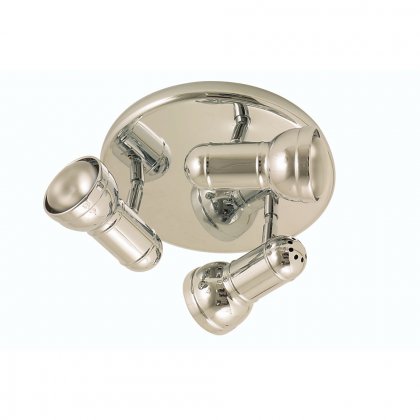 Oaks Lighting Regency 3 Plate Spot Light Chrome