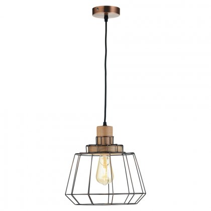 Oaks Lighting Rulo Pendant Copper