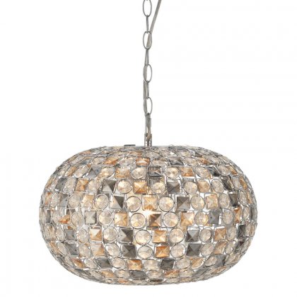 Oaks Lighting Davoli Oval Pendant Chrome