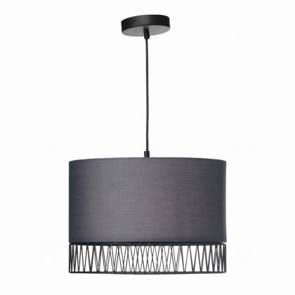 Oaks Lighting Burbank Pendant Black