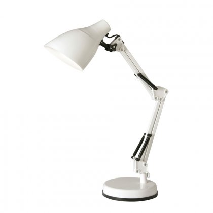 Oaks Lighting Draven Table Lamp White