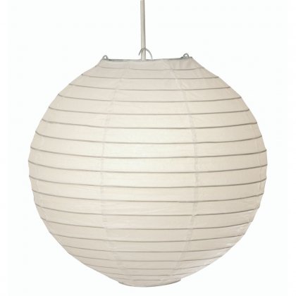 Oaks Lighting 20 Non-Electric Paper Lantern White