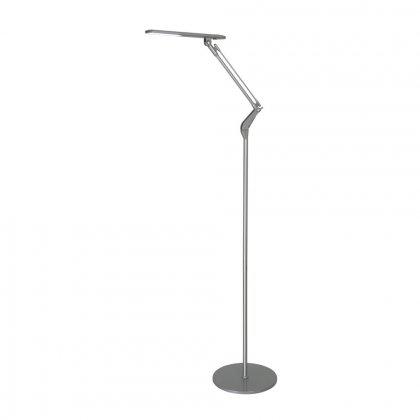 Oaks Lighting Broome LED Floor Lamp Silver