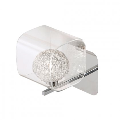 Oaks Lighting Lisbon Single Wall Light Chrome