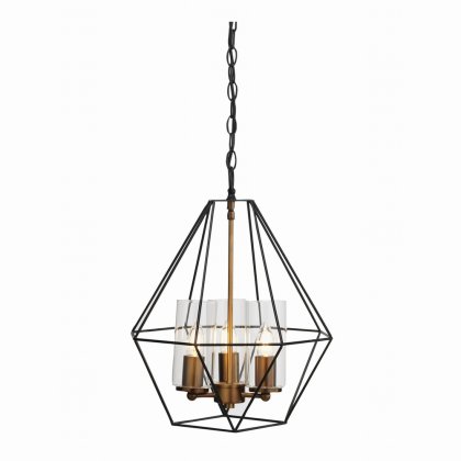 Oaks Lighting Wiltz Pendant Black