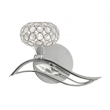 Oaks Lighting Esmee Wall Light Right Chrome