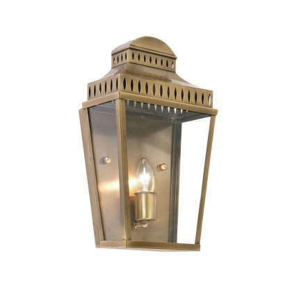 Oaks Lighting Inca Outdoor Wall Light Brass Plate