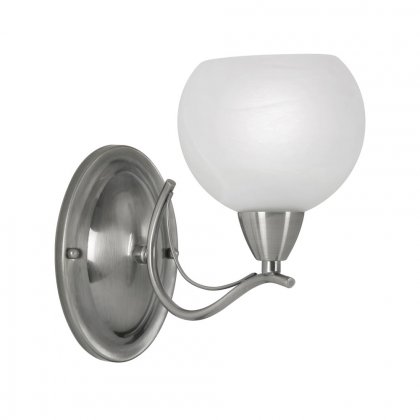 Oaks Lighting Luanda Wall Light Antique Chrome