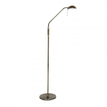 Oaks Lighting Metis Floor Lamp Antique Brass