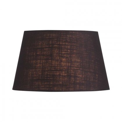 Oaks Lighting Linen Drum Shade Charcoal - Various Sizes