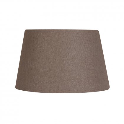 Oaks Lighting Linen Drum Shade Mocha - Various Sizes