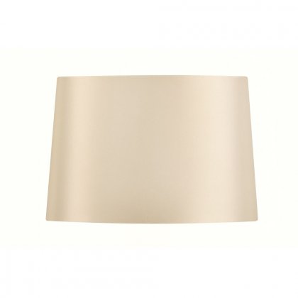 Oaks Lighting Satin Faux Silk Oval Shade White - Various Sizes