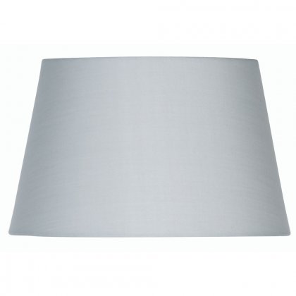 Oaks Lighting Cotton Drum Shade Soft Grey - Various Sizes