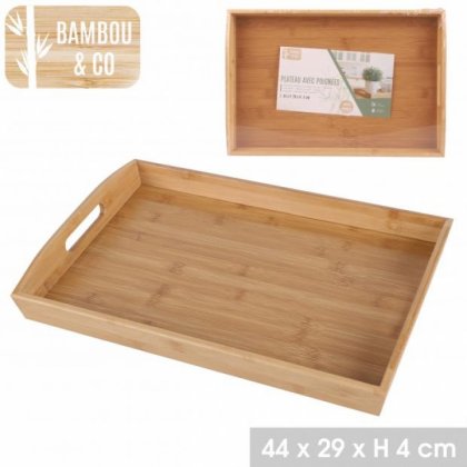 Bamboo Tray with Handles