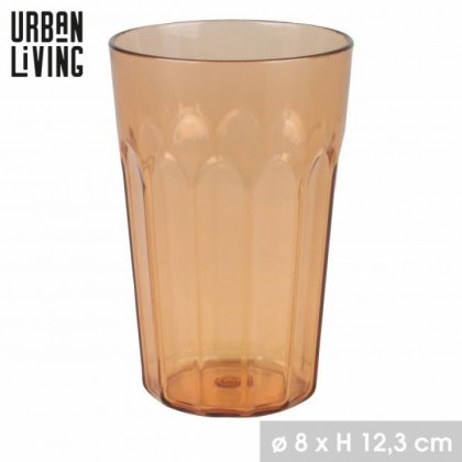 Samba Plastic Terracotta Glass - 350ML