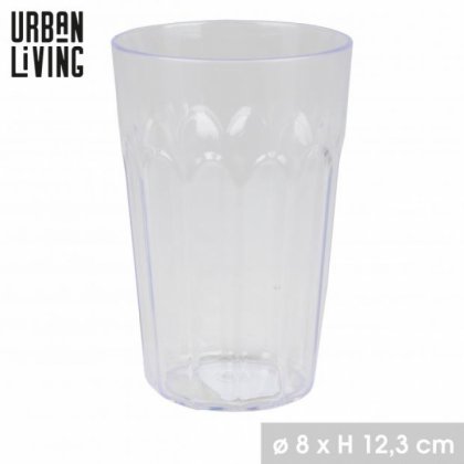 Samba Plastic Glass Transparent - 350ML