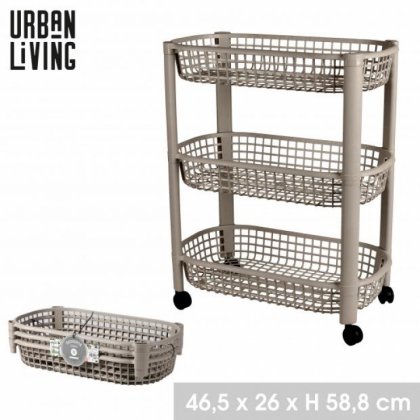 Urban Living Liberty 3 Tier Trolley