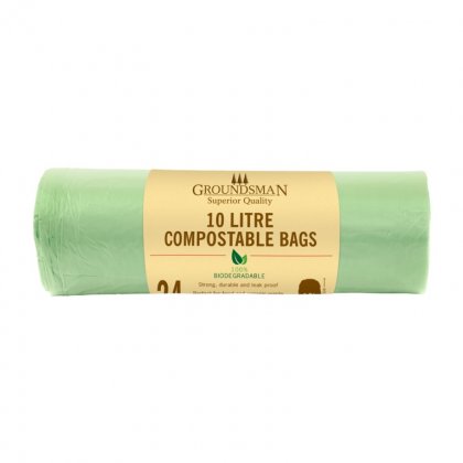 Groundsman Compostable Bag 10L - Roll 24